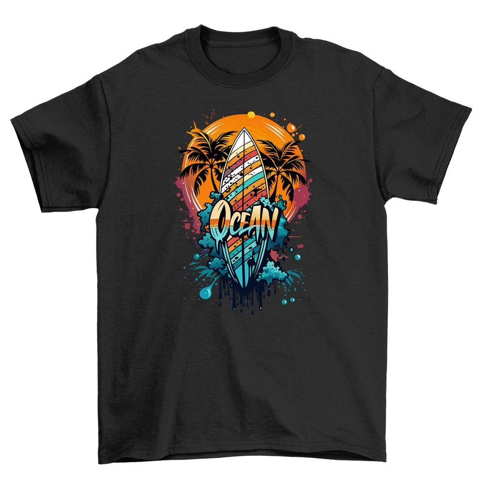 Catch the Wave with ''Summer_93'' T-shirt - Surf's Up and Palm Trees Down! Funny U