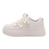 Fashion Women's Sports Shoes Summer Women's Sports Thick-Soled Shoes Mesh Lace-up Women's Casual Fashion Vulcanized Shoes