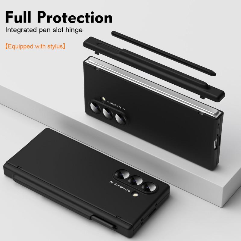 Ultra-Thin Full-Body Protective Case Galaxy Z Fold7 With Pen Slot PC Material Shockproof Anti-Scratch