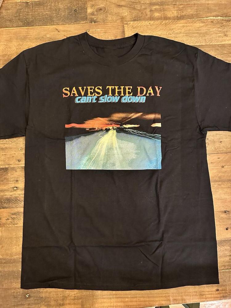 Saves the Day Black T-Shirt Cotton Full Size Unisex S-5XL Unisex T-Shirt XXXXL