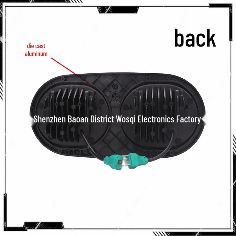 Harley Road Glide 5.75" 90W LED Dual Headlight for Non-destructive Modification
