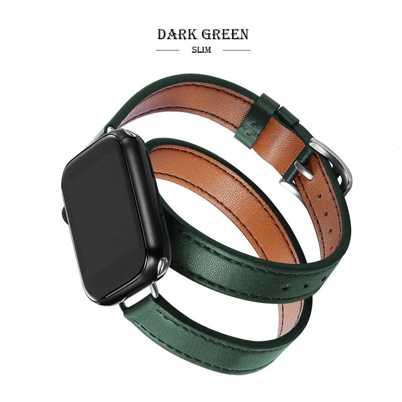 Leather Strap for Apple Watch Band 49mm 41mm 45mm 40mm 44mm Correa For IWatch Series 9 8 7 6 SE 5 4 Ultra 2 Replacement Bracelet