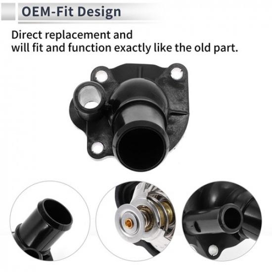 Engine Coolant Thermostat Housing Assembly for Ford Focus 2003-2011 No.3M4Z8575B