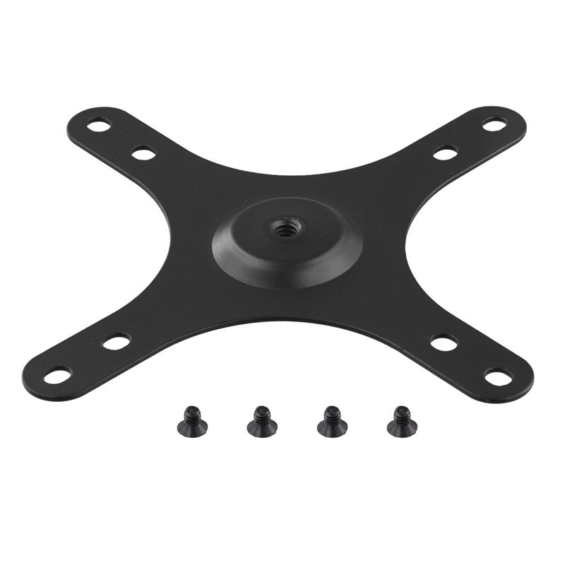 Trendy! Portable Monitor Mounting Bracket Plate VESA 1/4 Inch Screw Hole To 100x100mm 75x75mm, M4 Screw Set Wall Mount Holder