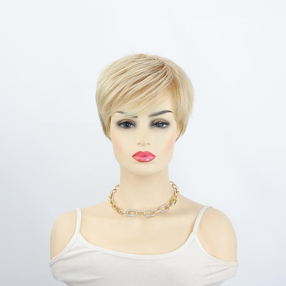 

Golden Textured Synthetic Wig Headband