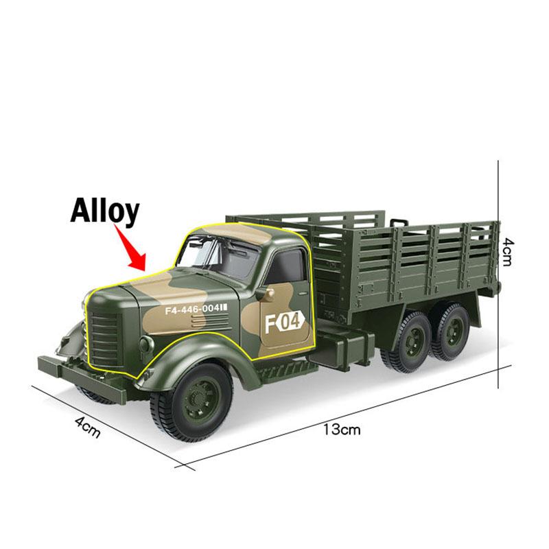 Liga de metal carro relógio simulação militar tanque armado veículo blindado caminhão de brinquedo das crianças modelo helicóptero