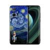 3D Relief Van Gogh Comics Phone Case For Xiaomi Mi 12 12X 11T X4 NFC M3 F3 GT M4 Pro Lite NE 5G Poco M3 M4 X4 Black Cover Fundas