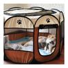 Octagonal Pet Cage Pet Circle Foldable Dog Cage Cat Cage Pet House Pet Tent Play Circle Portable Pet Cage Cat Birthing Room Lightweight Breathable