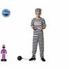 BB Carnival-Costume for Children Multicolored Prisoner 5-6 Years