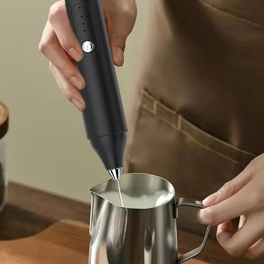 Portable Handheld Electric Milk Frother Mixer and Egg Beater Coffee Mixer Kitchen Accessories - Essential for Coffee Bars