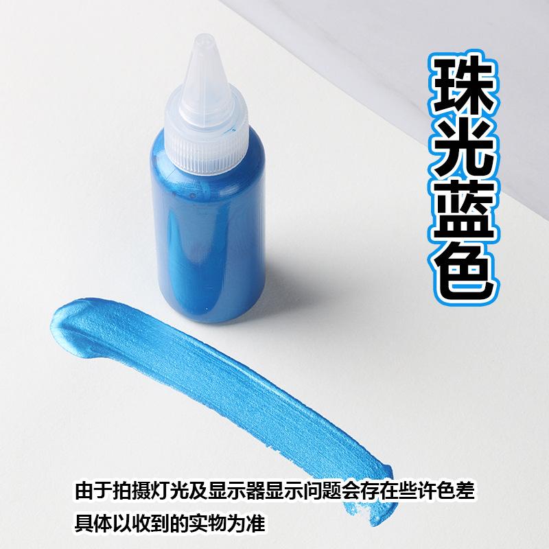 60ml Metallic Acrylic Paint Waterproof Fade-Resistant (Gold/Silver) for Buddha Statue Coloring Wall Art and Graffiti