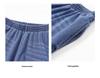 Spring 2026: Women's Knitted Faux Denim Elastic Waist Loose Cotton Pants