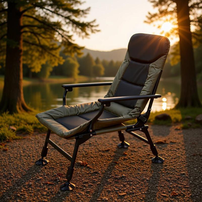 YX European-Style Multifunctional Folding Fishing Chair – Widened & Thickened for Leisure