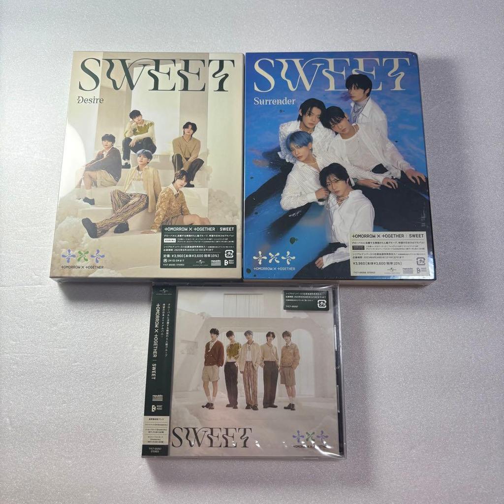 [USED] TXT SWEET CD First Press Limited Edition A B Regular Edition Unit Trading Card