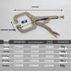 Berton Heavy Duty C-Clamp Locking Pliers