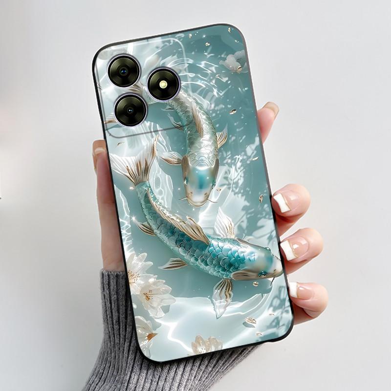 Pentru Blackview Wave 8C 6.56" Wave 8 Black View Wave8C Wave8 Spate TPU Silicon Moale Carcasă Telefon Luxos Drăguț Iepuraș Iubire Husa Amuzantă