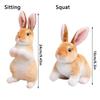 Kids Birthday Kawaii Simulation Long Ears Rabbit Animal Stuffed Doll Toys Rabbit Plush Toy Lifelike
