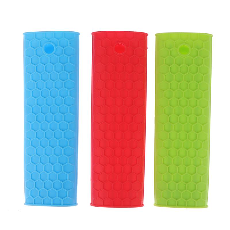 Silicone Pot Pan Handle Holder Sleeve Cover Grip  Sleeve Kitchen Utensil