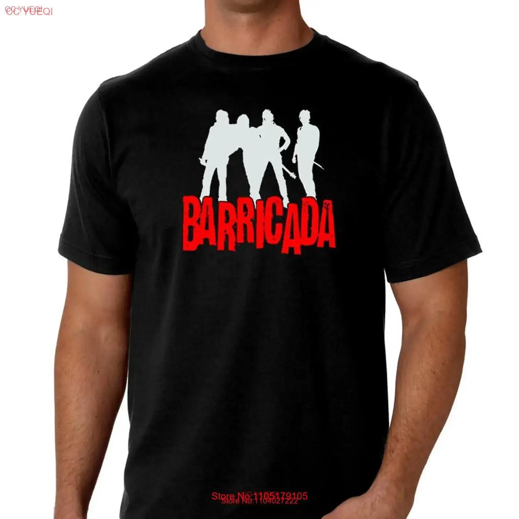 Barricada Spanish Rock Band T Shirt Unisex Boy Heavy Metal Different Sizes Vintage Casual Designer Clothes Versatile