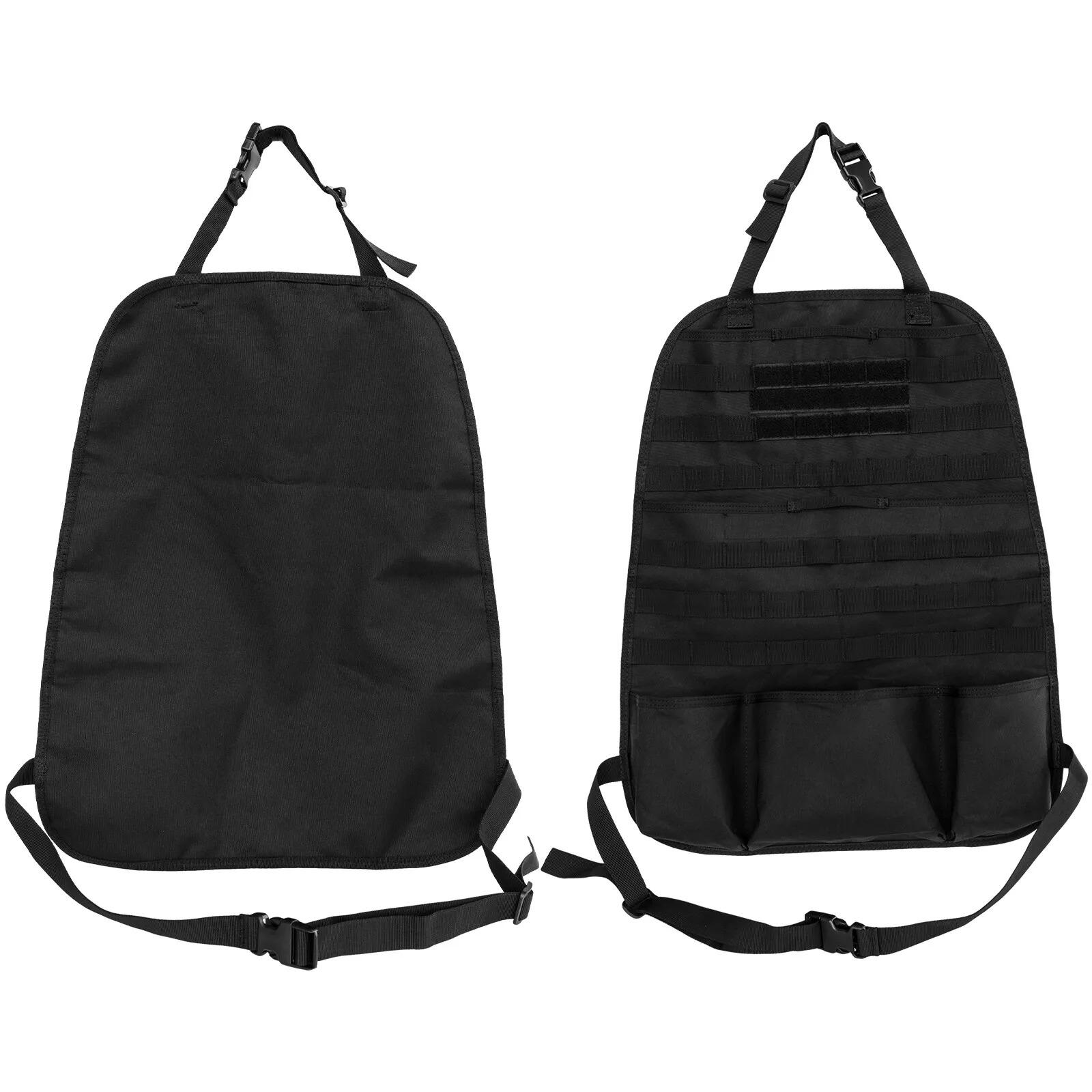 

Тактический чехол для сиденья грузовика MOLLE, сумка для хранения панели автомобиля чёрный