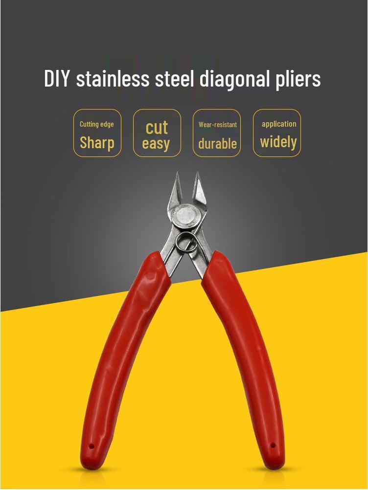 Elektronische Seitenschneider - Edelstahldrahtschneider mit 170 mm Seitenschneiderdesign für DIY-Projekte