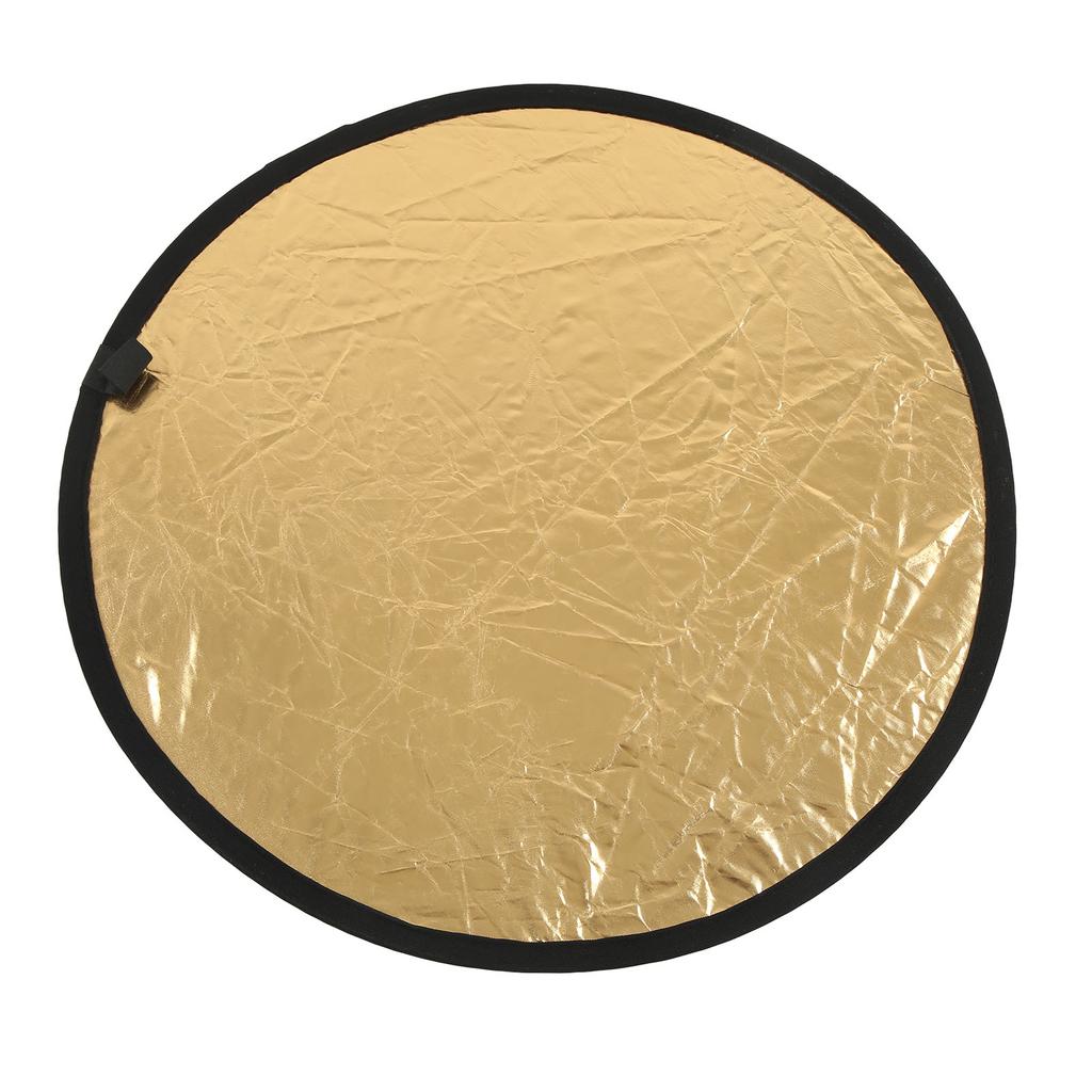Silver Gold 2 In 1 Reflector Portable Round Light Reflector for Photography Photo Lighting
