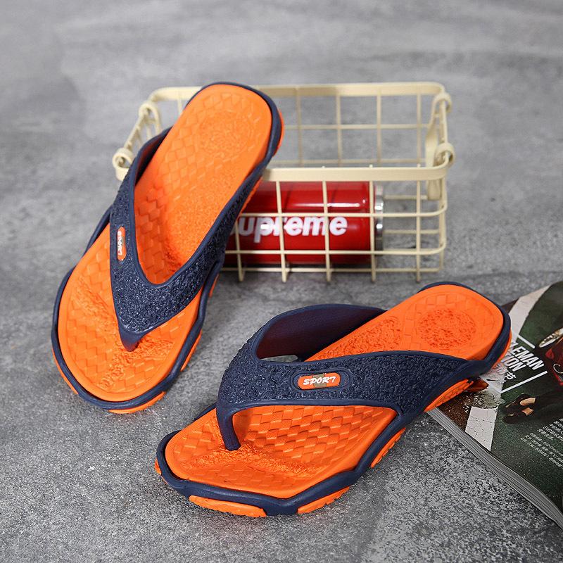 Flip-flops men's 2025 summer new trend outer wear beach pinch sandals non-slip and deodorant casual men's slippers