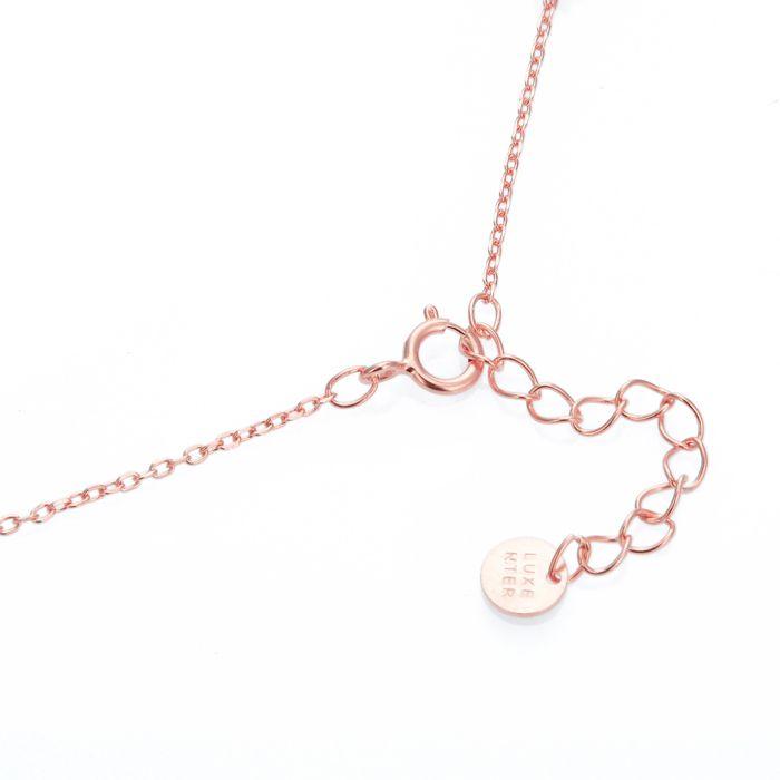 Bracelet - LUXENTER - Rolcon - Argent 925 - Zircon Multicolore - Or Rose 18K