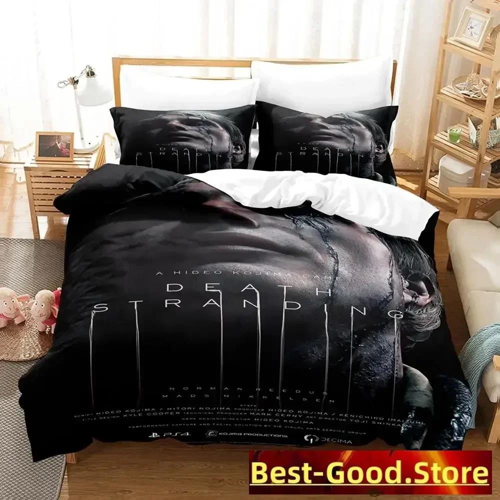 Постельное белье Death Stranding Печатный комплект с наволочкой пододеяльником Мягкое Односпальный Двуспальный Queen Super King Размер Спальня