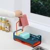 Kitchen Sink Drain Shelf Organizer for Sponge Soap Rag Towel Holder Storage Basket Dish Drying Spice Rack Bathroom Accessories