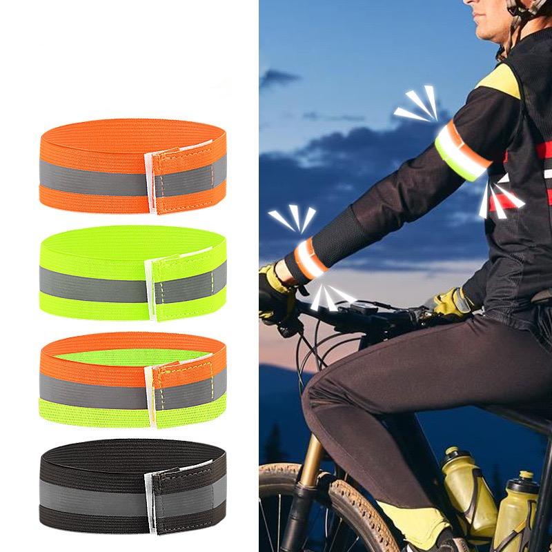 Reflective Bands For Wrist Arm Ankle Leg High Visibility Reflect Straps For Night Walking Cycling Running Safety Reflector Tape