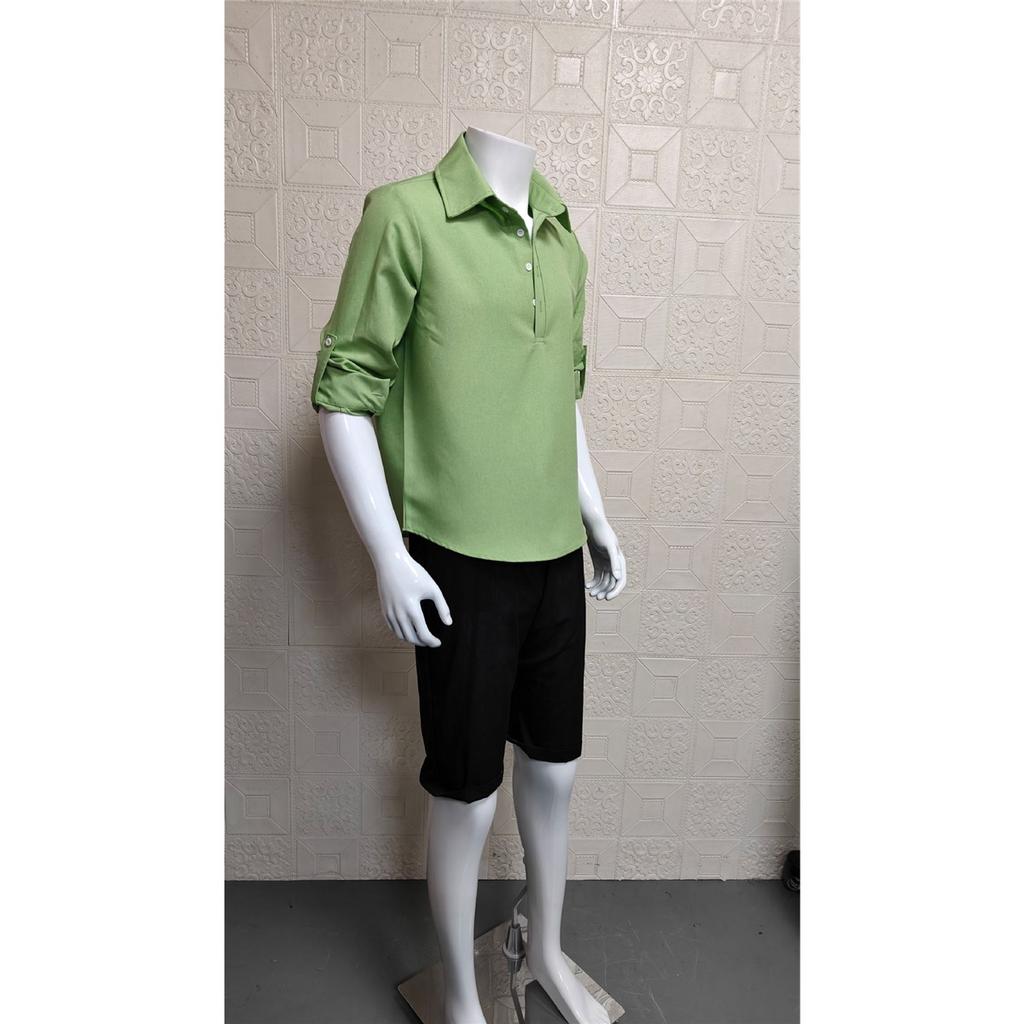 Men's Long-sleeved Lapel Casual Loose Shirt