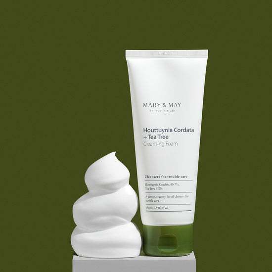 Mary&May Houttuynia Cordata + Tea Tree Cleansing Foam 150ml