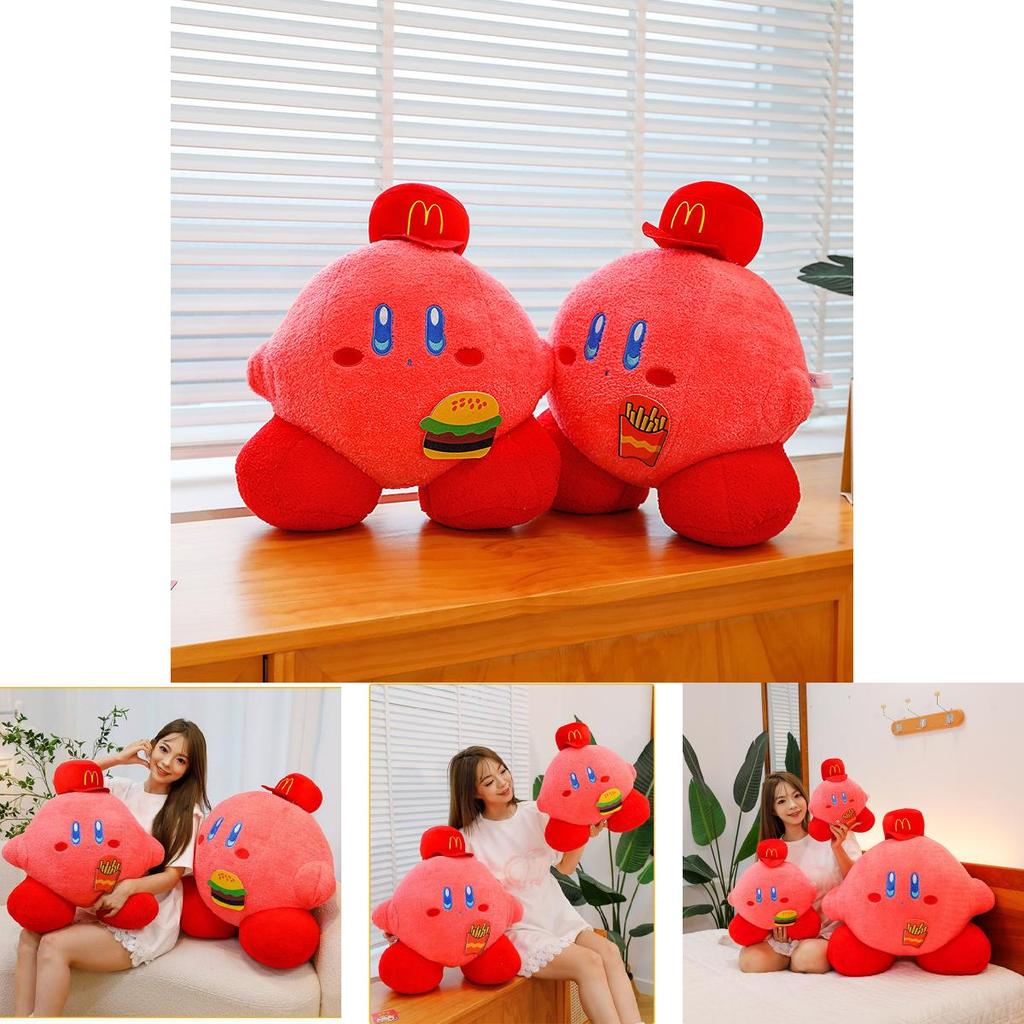 Adorable Pink Plush Toy Featuring Kirby Character Design Perfect For Collectors And Kids