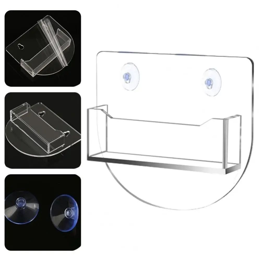 Suction Cups Business Card Holder Window Mount Business Card Box  Office Exhibition