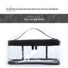 Clear Portable Waterproof Travel Pouch PVC Toiletry Case Cosmetic Bag