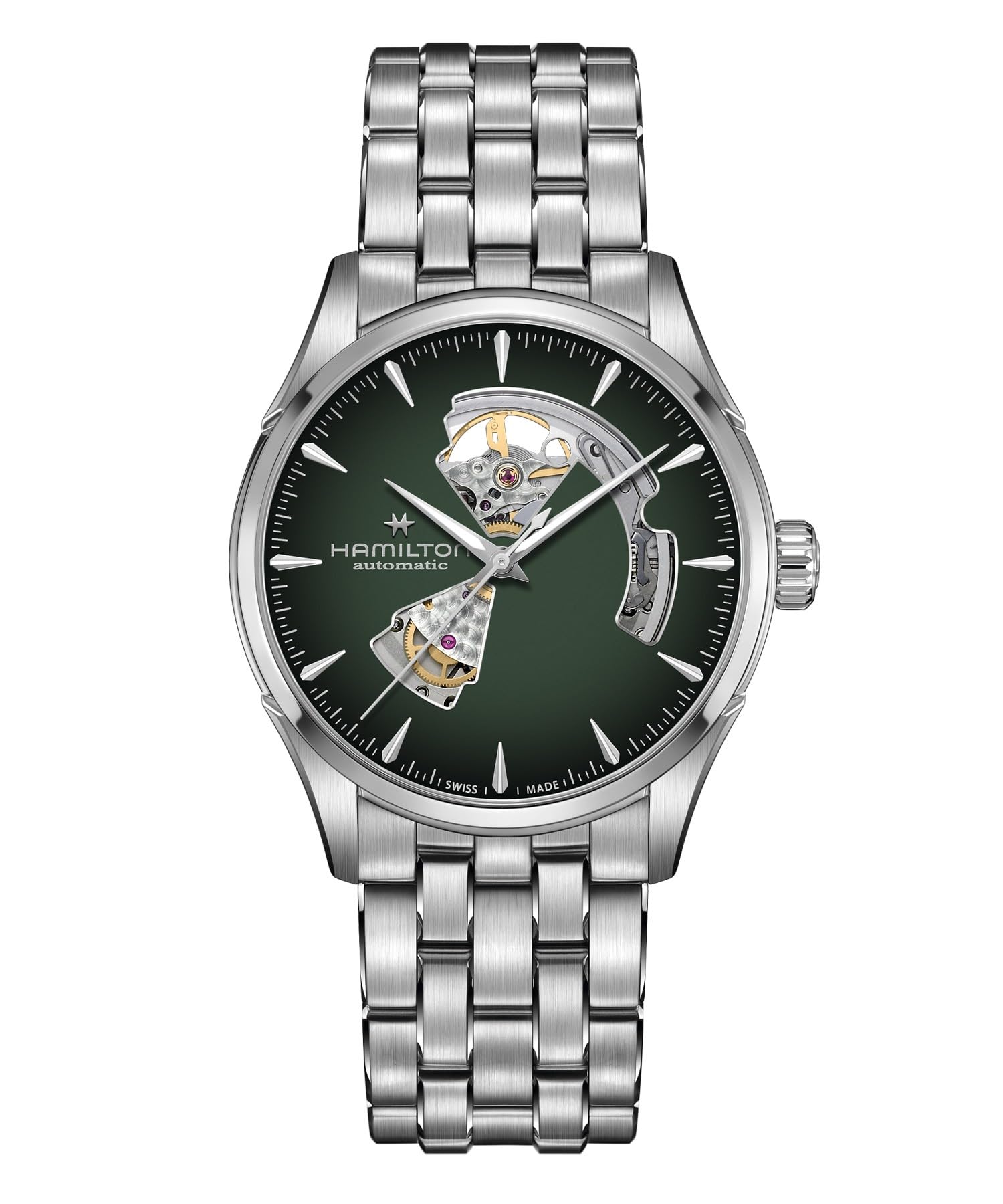 

Hamilton Jazzmaster Open Heart Automatic Officially Guaranteed Watch, H32705160, Gent, [Officially Imported]