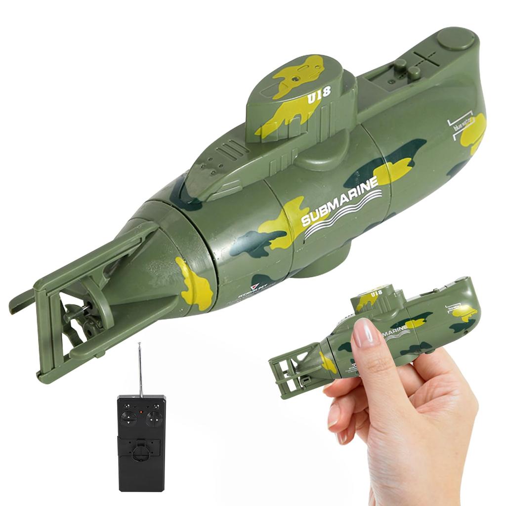 7JI RC Boat, Submarine, Remote Control Boat, Mini Boat, USB Charging, Omnidirectional Turning, Toy, Parent-Child Activities, Birthday, Christmas