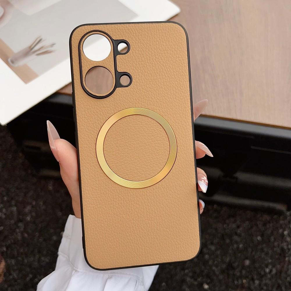 For Xiaomi POCO X8 Pro Max Case Luxury PU Skin Magnetic Wireless Charging Protective Back Cover Case For POCO X8Pro Max Shell