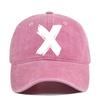 Washed x silk screen baseball cap yellowstone retro peaked cap men's and women's washed distressed sun hat cotton none