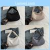 Trendy Shoulder Bag Chic Korean Style Solid Color Pillow Bag For Everyday Use