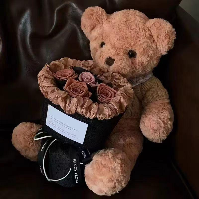 Hug Baby Teddy Bear Large Toy Plush Shirt Sweater Bear Doll Throw Pillow