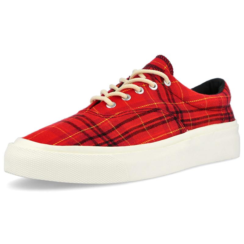 Converse Skidgrip Ox Comfortable and Versatile Low-top Canvas Shoes Unisex Red