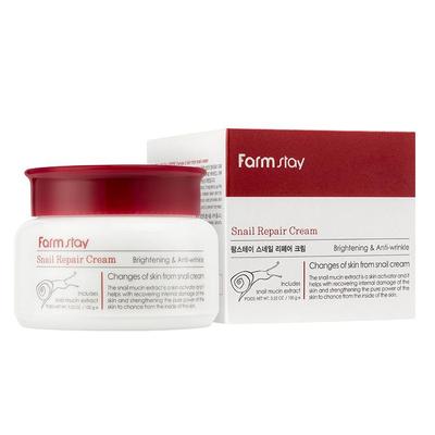 [FARMSTAY] SNAIL REPAIR BĚLÍCÍ KRÉM PROTI VRÁSKÁM 100g