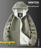 Men's and Women's Embroidered Warm Hooded Winter Fleece Jacket 8918 - Popular Internet Celebrity Style