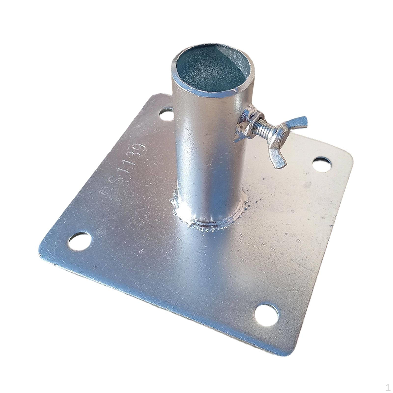 

Scaffold Base Plate for Scaffolding Easily Install Spare Parts 15cm x Tube Diameter 3.2cm