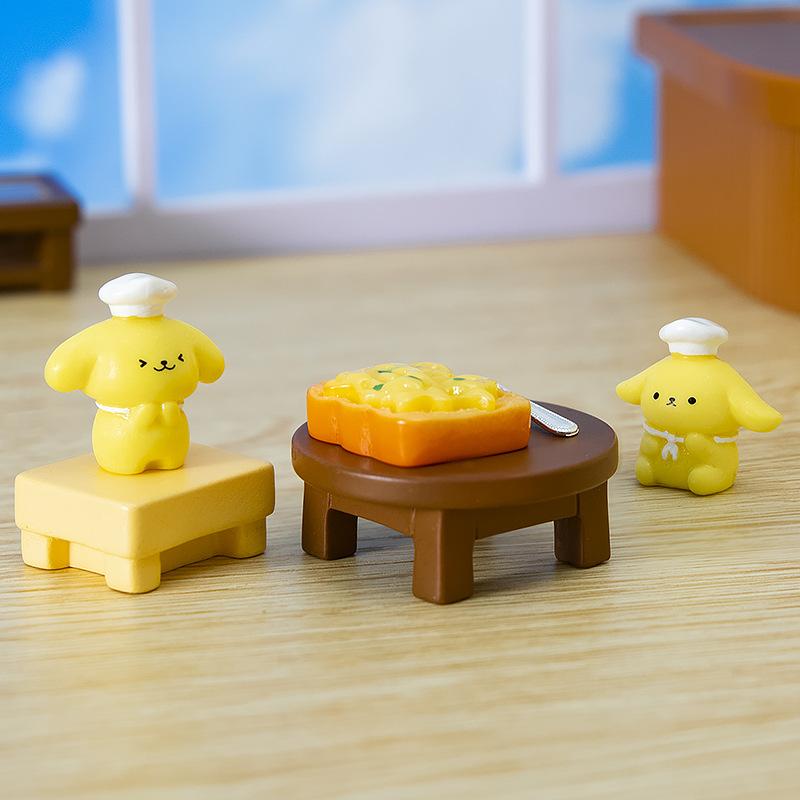 Cute Micro-landscape, Yellow Cream, Cute Chef, Puppy, Diy Home Decorations, Hair Clips, Doll House, Small Ornaments