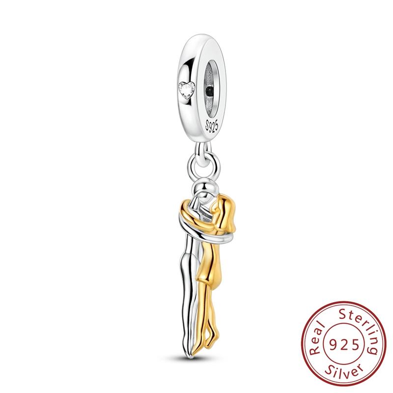 Copper Charms Beads Family Love Cup Firefly Cross Pendant Fit Original Bracelet Necklace Charm Woman Jewelry Gifts