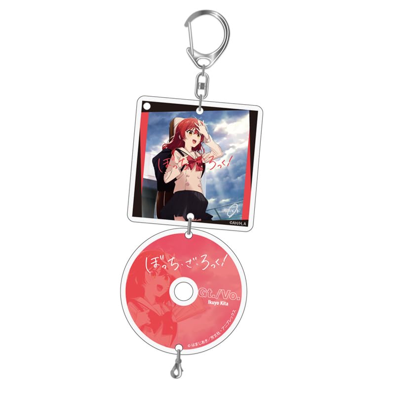 Bocchi the CD Jacket Style Acrylic Keychain Ikuyo Kita Rock!