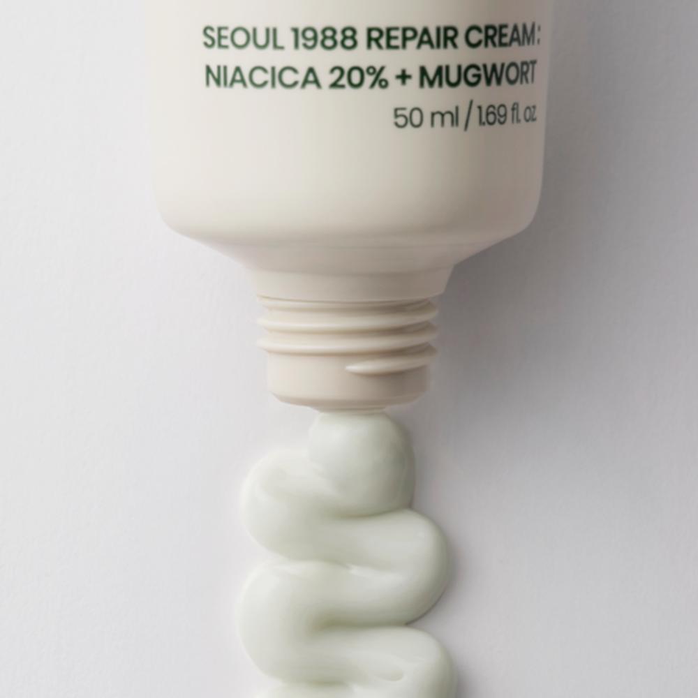 K-SECRET Seoul 1988 Repair Cream 50ml Niacica 20% + Mugwort - Barrier Soothing, Korean